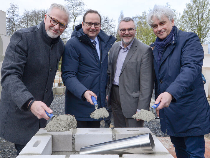 Gurndsteinlegung in der Jagdstraße in Essen-Frintrop
