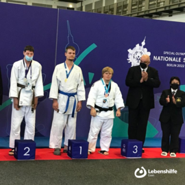 Erfolgreiche Judoka bei Special Olympics