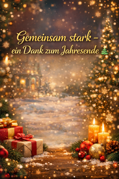Dank zum Jahresende 2025
